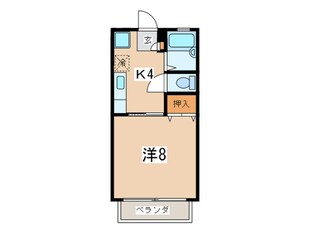 ラルクアンシエルＢの物件間取画像